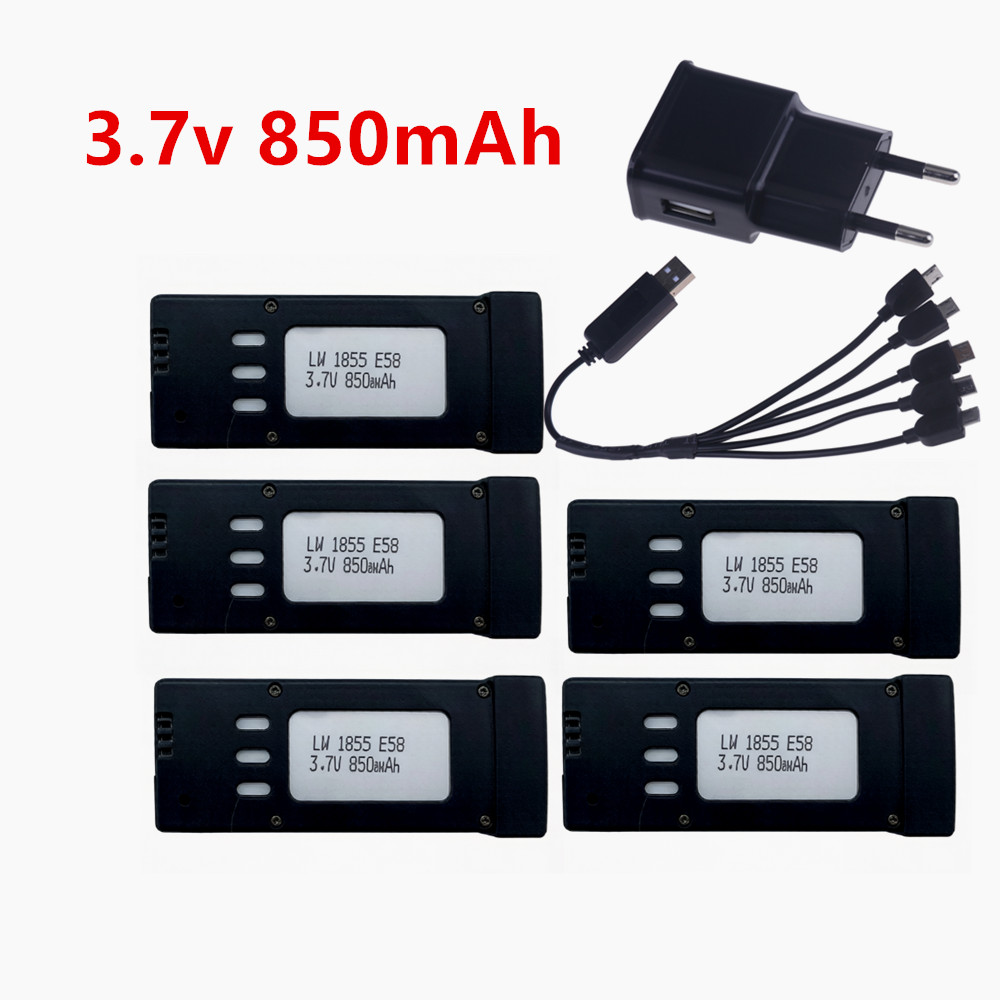 Eachine Drone E58 - 3.7V 850mAh RC Drone Lithium Battery