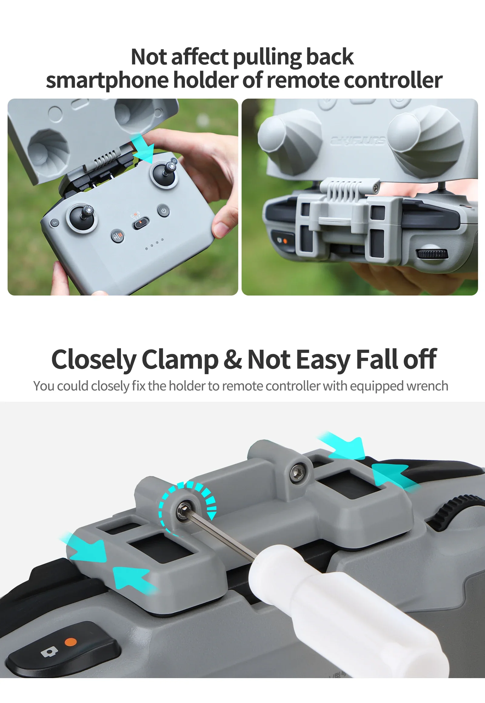 2 in 1 Controller Protector Su - огляд і ціна Dji Drone Air 3