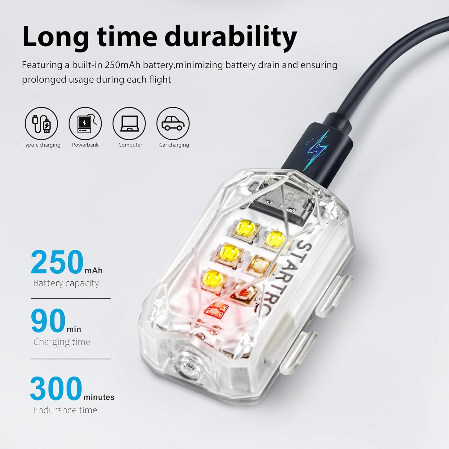 STARTRC Drone Strobe Light Ant - огляд і ціна Dji Drone Mini 4 Pro