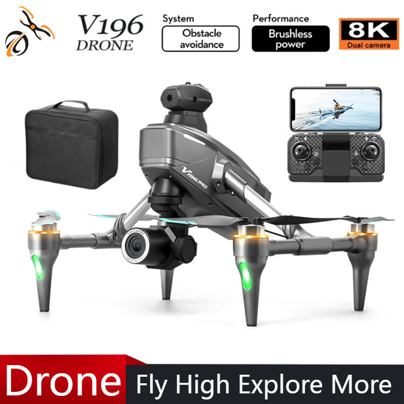 2025 V196 Automatic Obstacle A - огляд і ціна Drone Gimbal 2 Axis