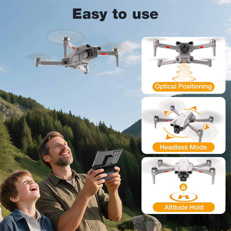NEW Hot L017 Pro Drone Brushle - огляд і ціна Drone Gimbal 2 Axis